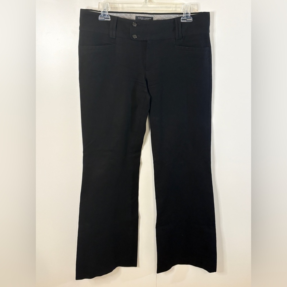 Banana Republic Black Sloan Fit Flare Pants